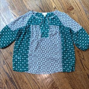 Ann Taylor loft peasant blouse